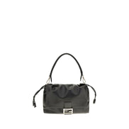 Fendi Black Leather Shoulder Bag