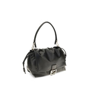 Fendi Black Leather Shoulder Bag