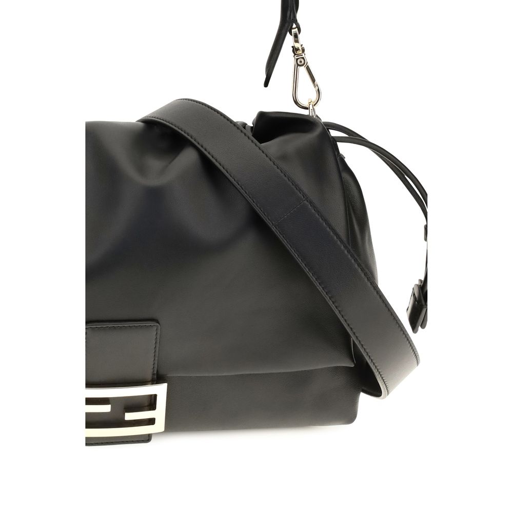 Fendi Black Leather Shoulder Bag