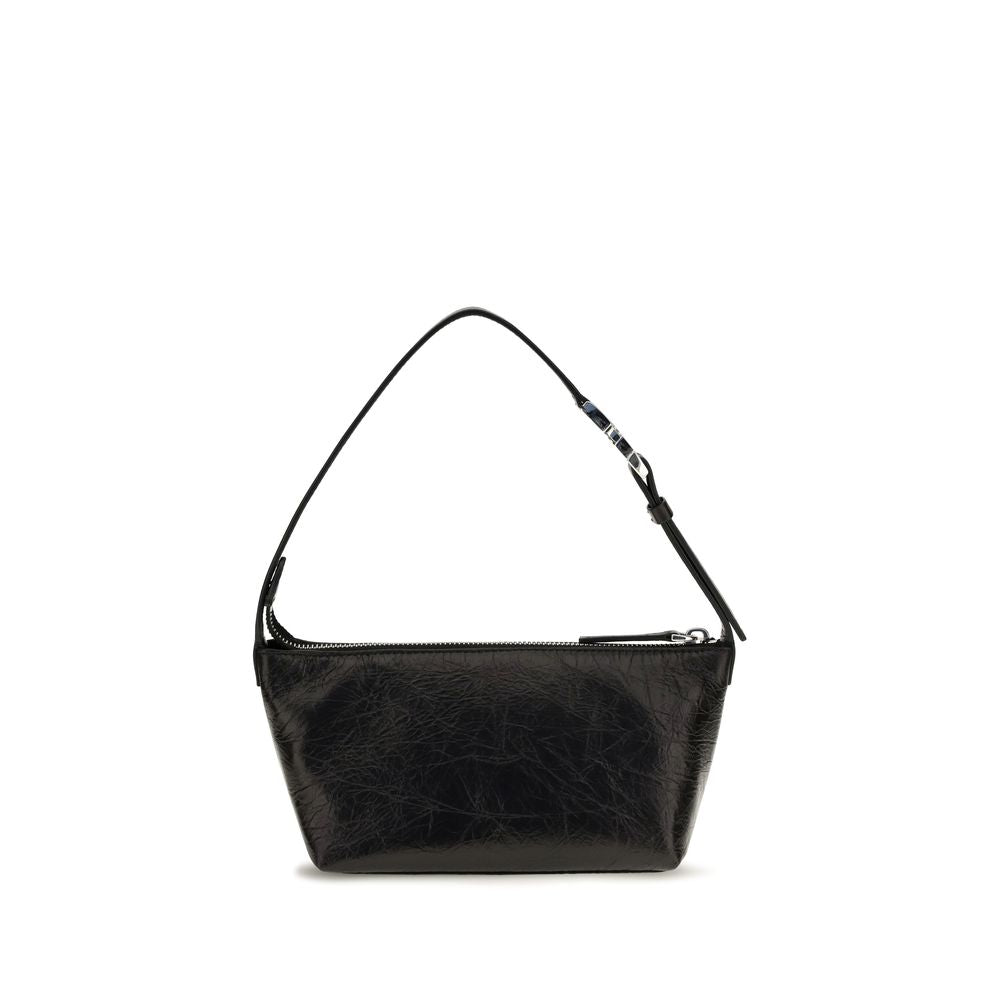 Fendi Black Leather Pouch Bag