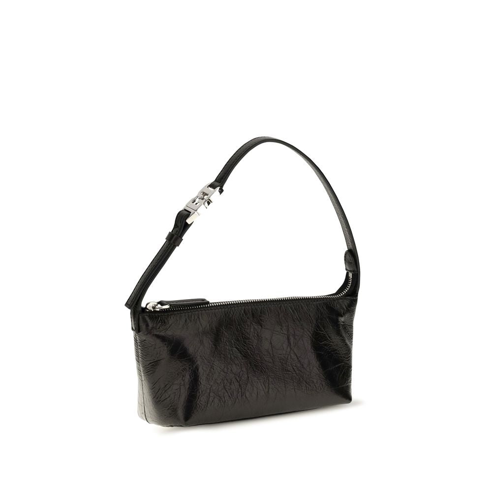 Fendi Black Leather Pouch Bag