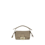 Fendi Beige Lambskin Shoulder Bag