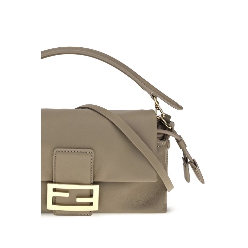 Fendi Beige Lambskin Shoulder Bag