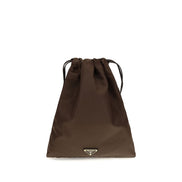 Prada Brown Polyamide Clutch Bag