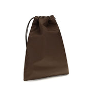 Prada Brown Polyamide Clutch Bag