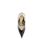 Fendi Black Leather High Heel Pumps