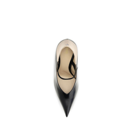Fendi Black Leather High Heel Pumps