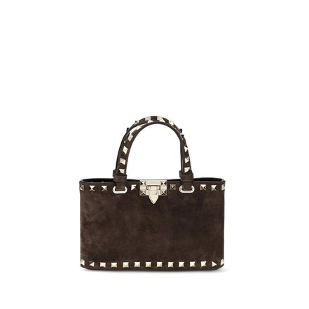 Valentino Garavani Brown Suede Handbag