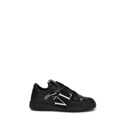 Valentino Garavani Black Leather Athletic Sneakers