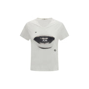 Fendi White Cotton T-Shirt