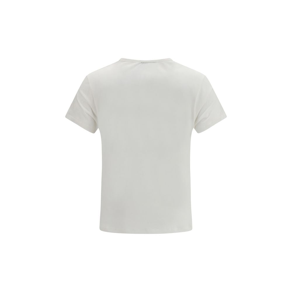 Fendi White Cotton T-Shirt