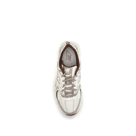 New Balance Silver Fabric Athletic Sneakers