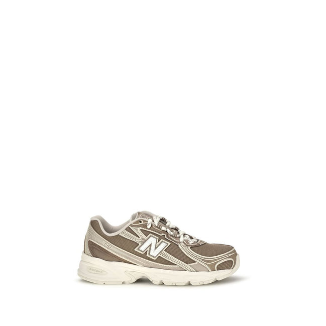 New Balance Beige Fabric Athletic Sneakers
