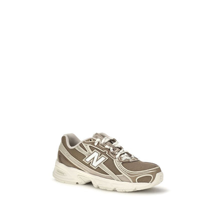 New Balance Beige Fabric Athletic Sneakers