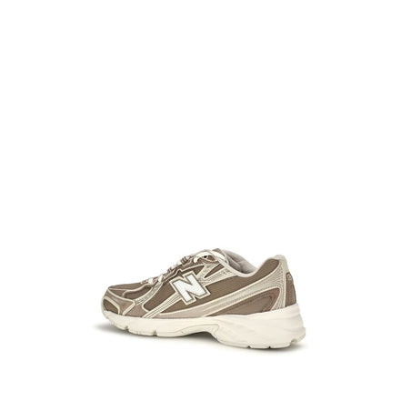 New Balance Beige Fabric Athletic Sneakers