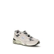 New Balance Gray Suede Leather Athletic Sneakers