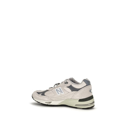 New Balance Gray Suede Leather Athletic Sneakers