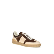 Valentino Garavani Brown Suede Leather Athletic Sneakers