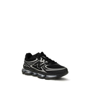 New Balance Black Fabric Athletic Sneakers