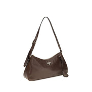 Prada Brown Leather Shoulder Bag