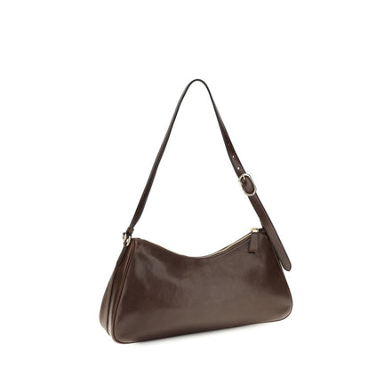 Prada Brown Leather Shoulder Bag