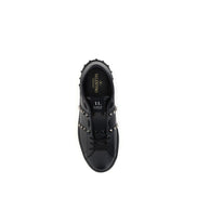 Valentino Garavani Black Leather Athletic Sneakers