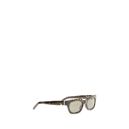Saint Laurent Brown Acetate Sunglasses