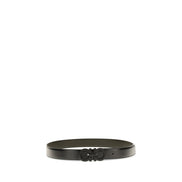 Ferragamo Black Calf Leather Regular Belt