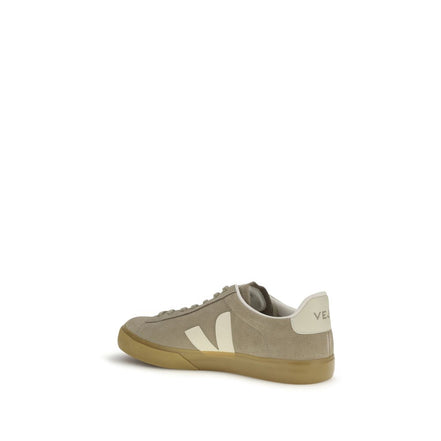 Veja Beige Suede Low Top Sneakers
