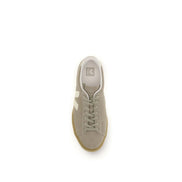 Veja Beige Suede Low Top Sneakers