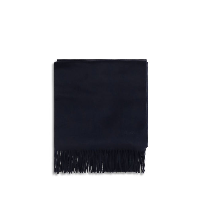 Max Mara Blue Cashmere Scarf