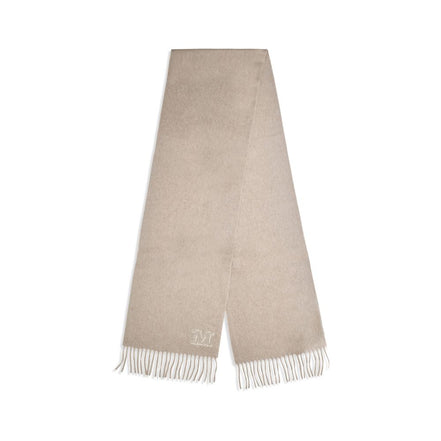 Max Mara Beige Cashmere Scarf