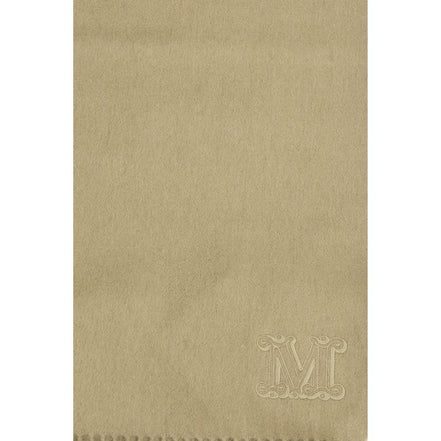 Max Mara Beige Cashmere Scarf