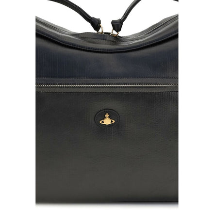 Vivienne Westwood Black Leather Shoulder Bag