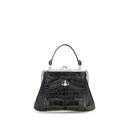Vivienne Westwood Black Leather Shoulder Bag