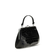 Vivienne Westwood Black Leather Shoulder Bag