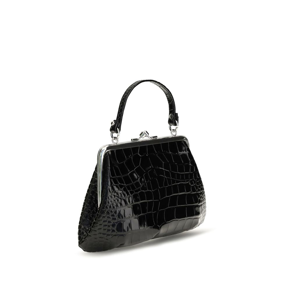 Vivienne Westwood Black Leather Shoulder Bag