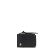 Vivienne Westwood Black Calf Leather Wallet