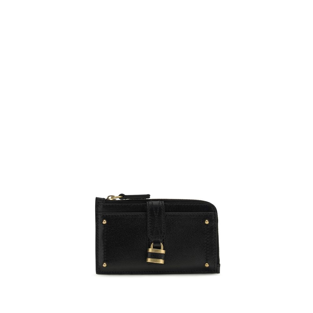 Chloé Black Leather Coin Purse