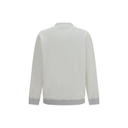 Brunello Cucinelli White Cotton Sweatshirt