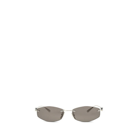 Balenciaga Silver Metal Sunglasses