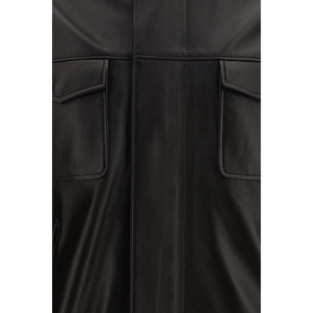 Dolce & Gabbana Brown Lamb Bomber