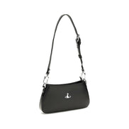 Vivienne Westwood Black Leather Shoulder Bag