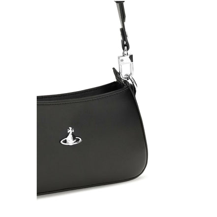 Vivienne Westwood Black Leather Shoulder Bag