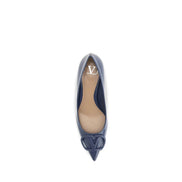 Valentino Garavani Blue Leather High Heel Pumps