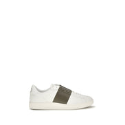 Valentino Garavani White Leather Low Top Sneakers