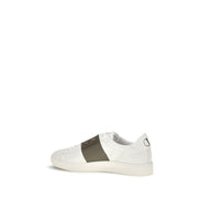 Valentino Garavani White Leather Low Top Sneakers