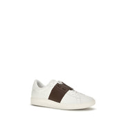 Valentino Garavani White Leather Low Top Sneakers