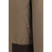 Prada Brown Cotton Full-Length Jacket