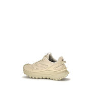 Moncler Beige Leather Athletic Sneakers